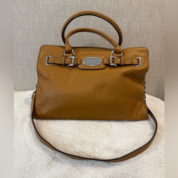 Michael Kors Handbags - Michael Kors Hamilton Leather Satchel – Classic Elegance Meets Everyday Function